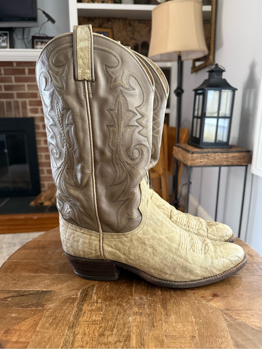 Dan Post Elephant Skin Cowboy Boots 9